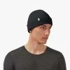 On Running Merino Beanie -On Running merino beanie fw20 black mw g1